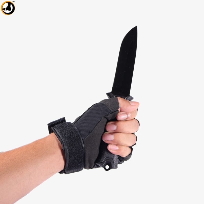Black Full-Tang Camping & Survival Knife (Fixed Blade) - Image 10