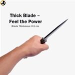 Camo Full-Tang Camping & Survival Knife (Fixed Blade) - Image 8