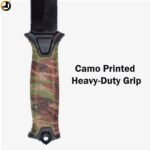 Camo Full-Tang Camping & Survival Knife (Fixed Blade) - Image 7