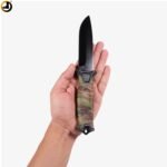 Camo Full-Tang Camping & Survival Knife (Fixed Blade) - Image 11