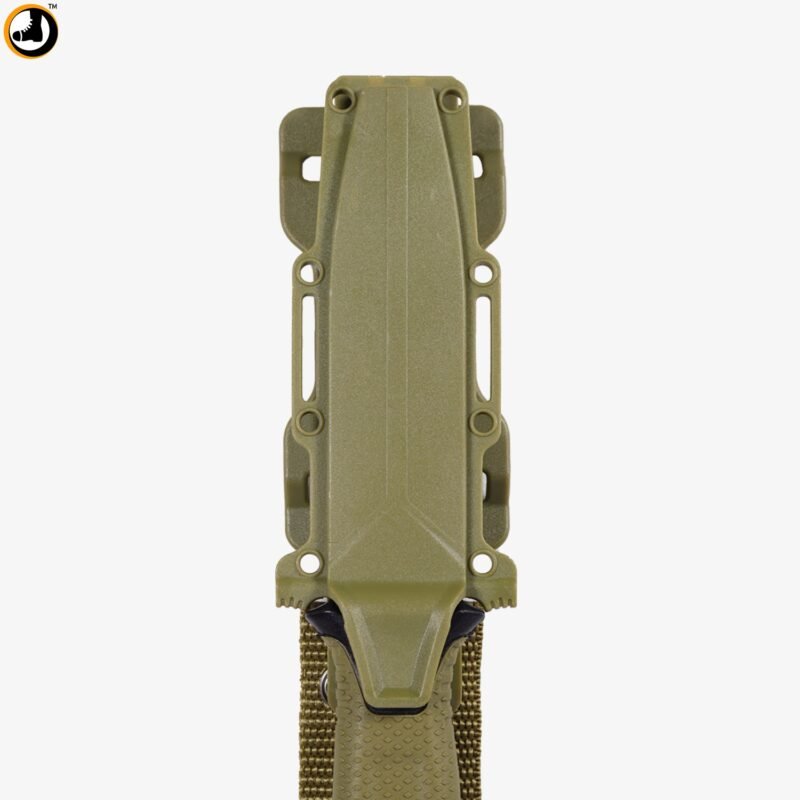 Olive Green Full-Tang Camping & Survival Knife (Fixed Blade) - Image 5