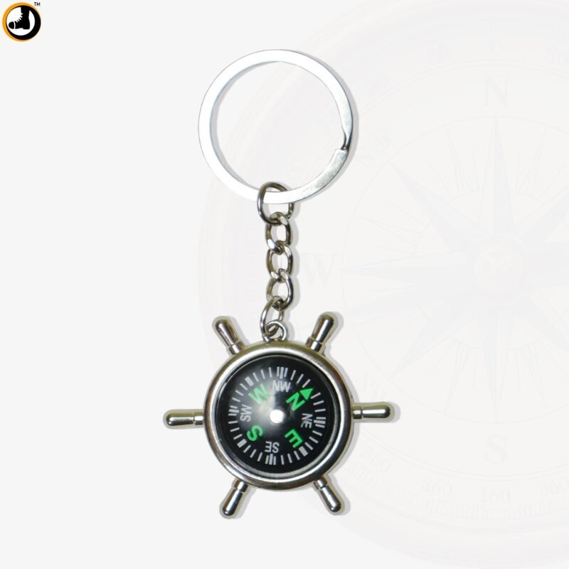Mini Compass Keychain – Portable Travel Accessory