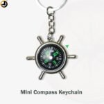 Mini Compass Keychain – Portable Travel Accessory - Image 2