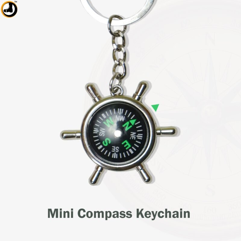 Mini Compass Keychain – Portable Travel Accessory - Image 2