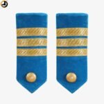 NCC Air Wing Shoulder Epaulette with Three Golden Stripes
