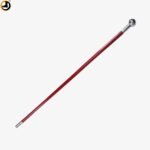 Ceremonial Cane – Parade & NCC Drill Cane with Metal Top (Brown) - Image 2