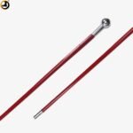 Ceremonial Cane – Parade & NCC Drill Cane with Metal Top (Brown) - Image 3