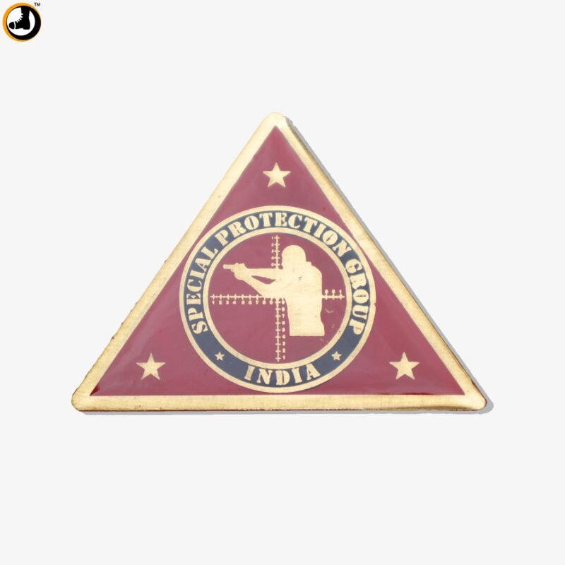 Special Protection Group (SPG) Badge – Triangular Enamel Pin
