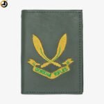 Gorkha Rifles Card Holder - Genuine Leather with Embroidered Logo