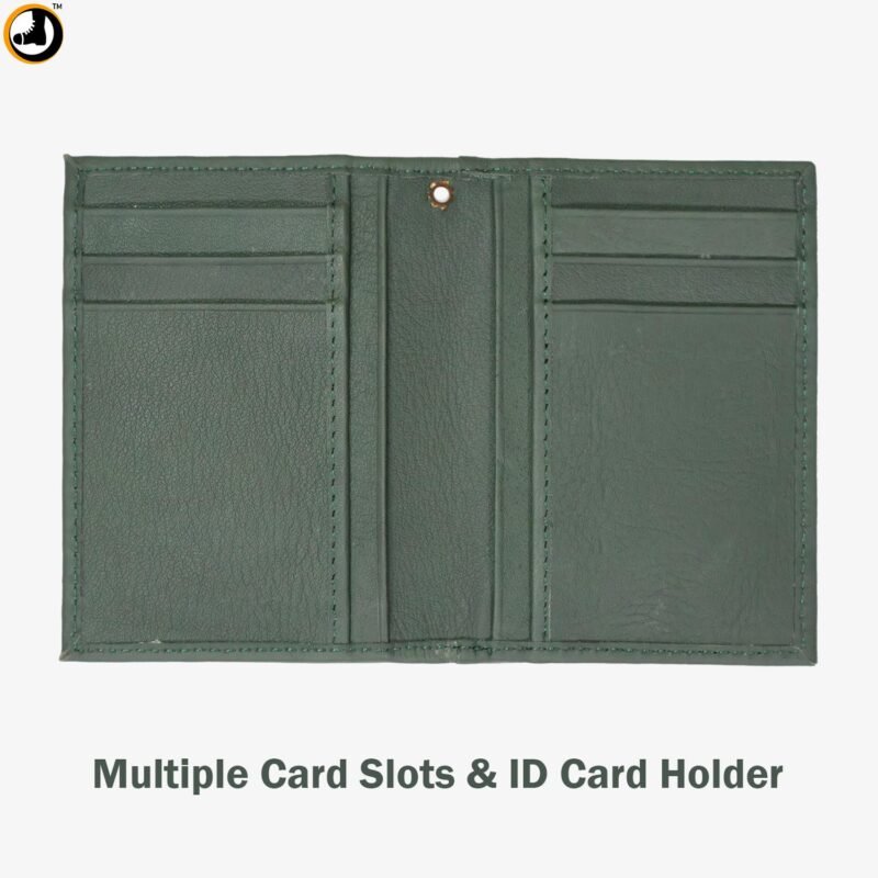 Gorkha Rifles Card Holder - Genuine Leather with Embroidered Logo - Image 4