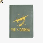 The Gorkha Card Holder - Genuine Leather with Embroidered Logo