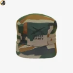 Indian Army Camouflage Flat-Top Cap – Embroidered Logo - Image 3