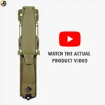 Olive Green Full-Tang Camping & Survival Knife (Fixed Blade) - Image 2