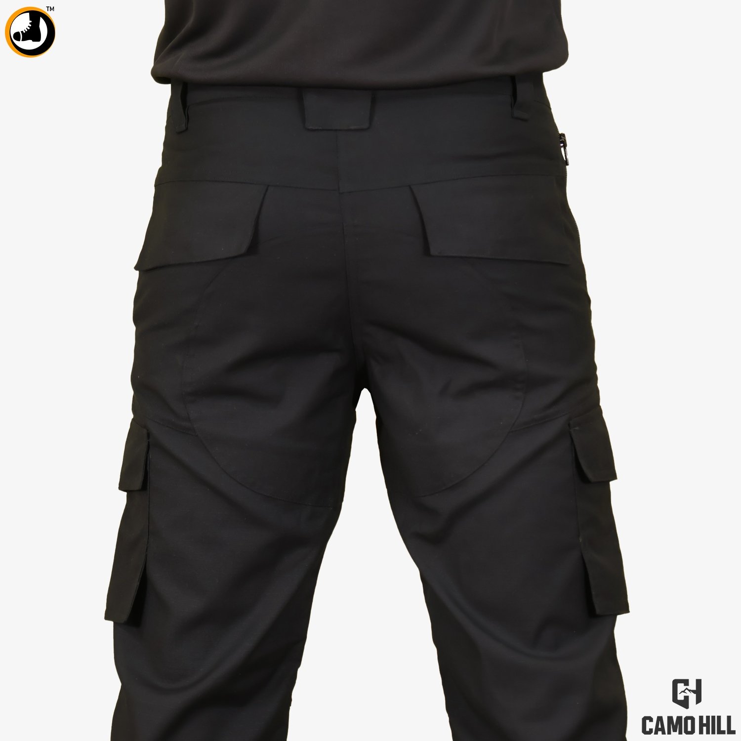 Army tactical pant black camohill online army store 3 CAMO HILL Black Tactical Pant with Tactical Belt - Image 6
