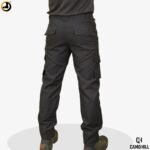 CAMO HILL Black Tactical Pant with Tactical Belt - Image 7