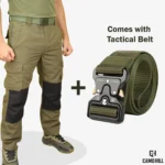 CAMO HILL OG Tactical Pant with Tactical Belt – Olive Green & Black - Image 2