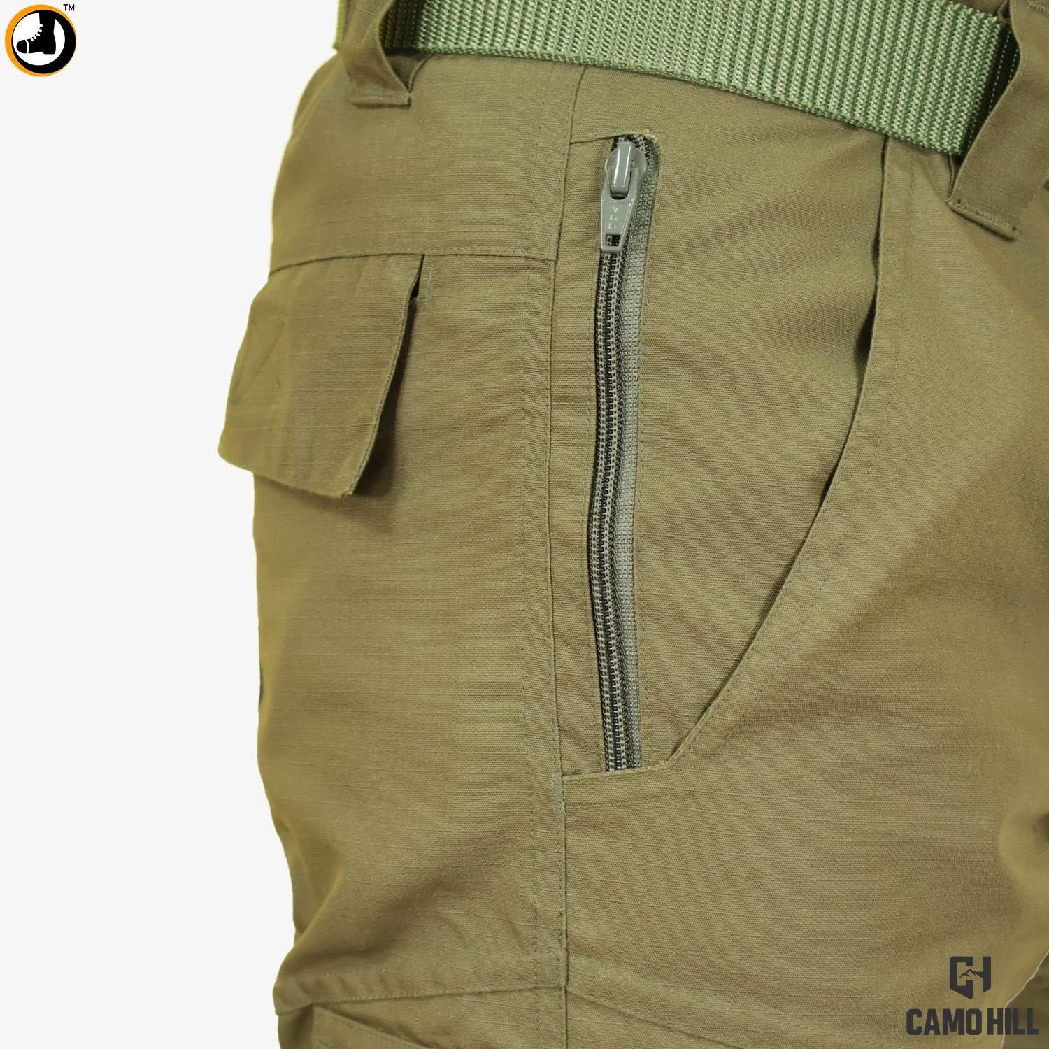 Army tactical pant olive green camohill online army store 5 CAMO HILL OG Tactical Pant with Tactical Belt – Olive Green & Black - Image 8