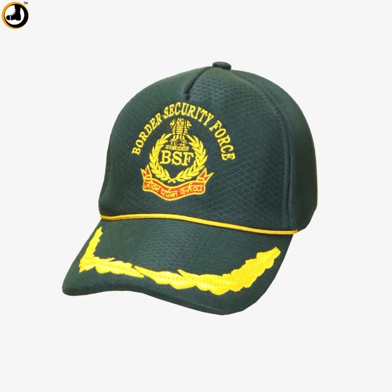 BSF Cap – Border Security Force Embroidered P-Cap