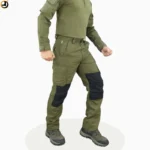 RANGER MK-I Dual-Color Tactical Pant – Olive Green & Black | Camo Hill Tactical Series - Image 3