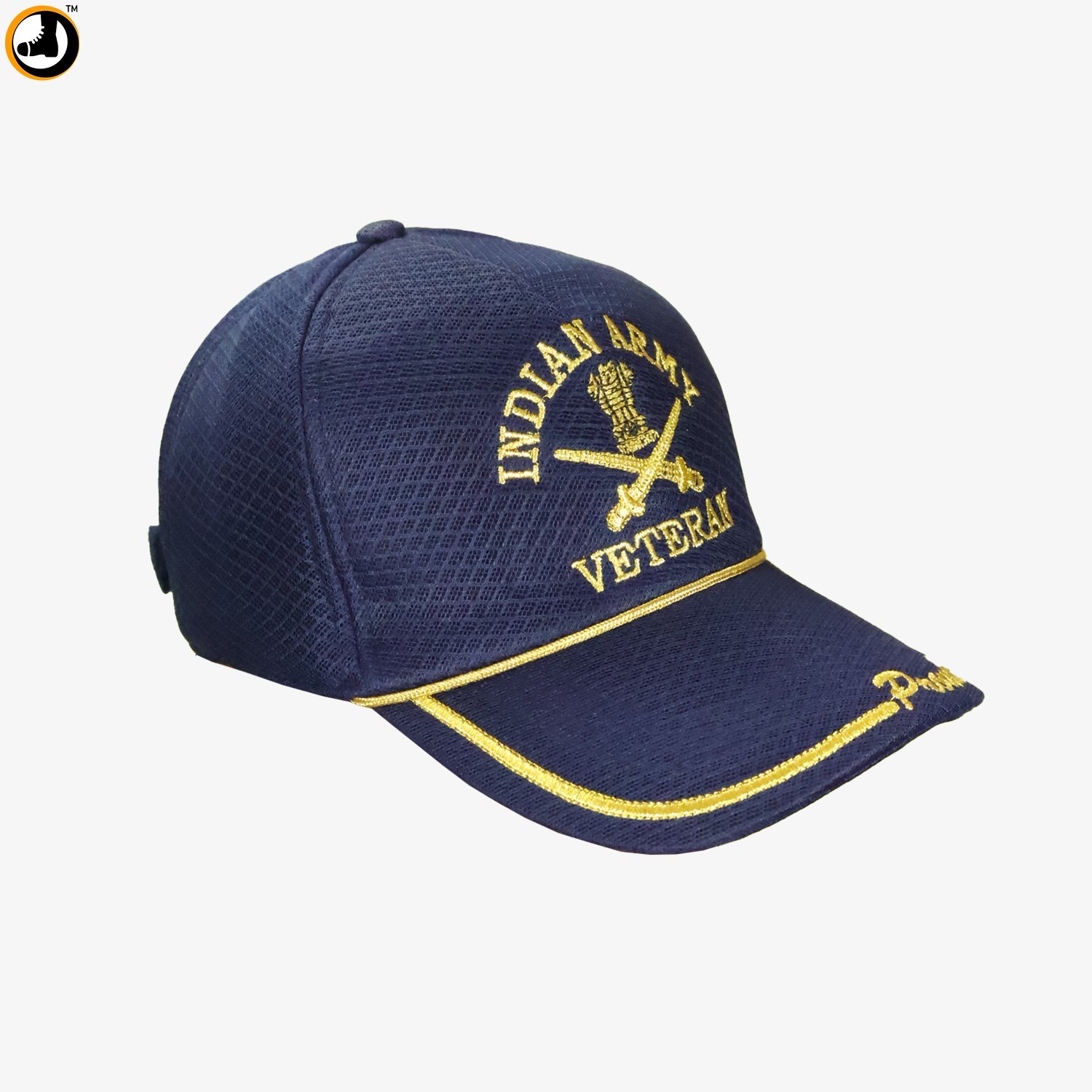 INDIAN ARMY VETERAN P CAP ONLINE ARMY STORE 3 Indian Army Veteran Cap – Embroidered P-Cap (Proudly Served) - Image 3