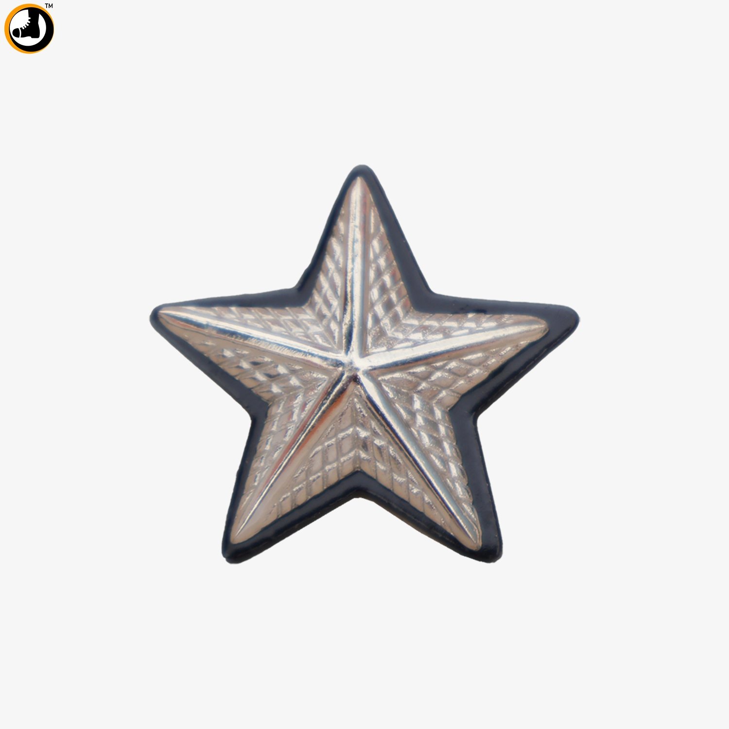 POLICE SHOULDER STARS ONLINE ARMY STORE 1 Police Shoulder Stars with Black Metal Back - Image 2