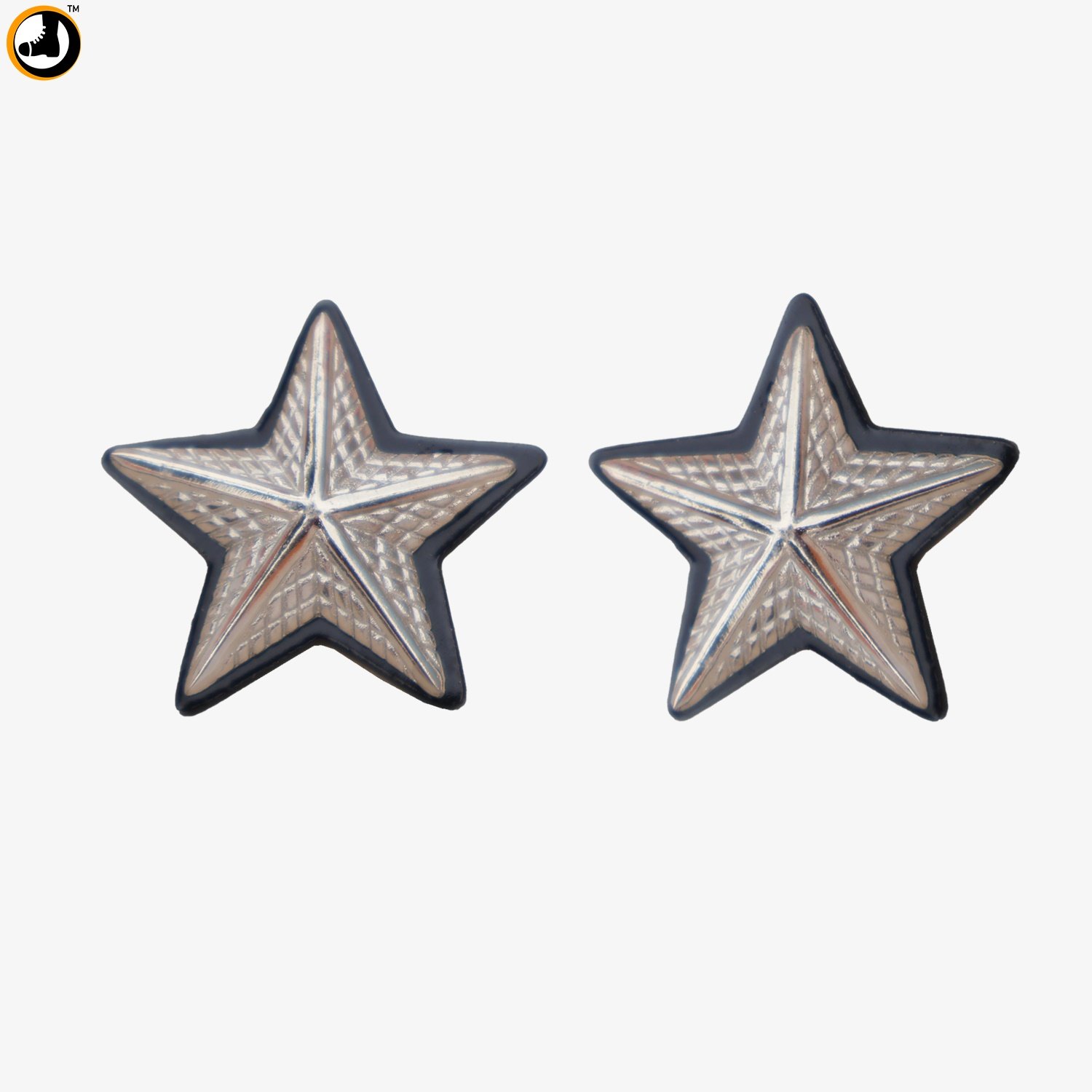 POLICE SHOULDER STARS ONLINE ARMY STORE Police Shoulder Stars with Black Metal Back - Image 1