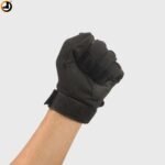 Black Tactical Full Finger Gloves - Image 4