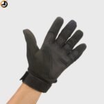 Black Tactical Full Finger Gloves - Image 3
