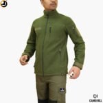 Camo Hill Olive Green Tactical Fleece 5 Zippers Jacket - Image 2