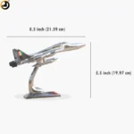 MiG-29 Fighter Jet Metal Model (Length - 21.5 cm X Breadth - 16.5 cm) - Image 6