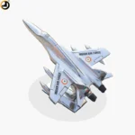 MiG-29 Fighter Jet Metal Model (Length - 21.5 cm X Breadth - 16.5 cm) - Image 2
