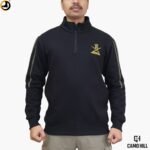Indian Army Sweatshirt (Black) – Cotton Blend Winter Fleece with Embroidered Logo - Image 4