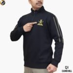 Indian Army Sweatshirt (Black) – Cotton Blend Winter Fleece with Embroidered Logo - Image 5