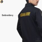 Indian Army Sweatshirt (Black) – Cotton Blend Winter Fleece with Embroidered Logo - Image 7