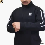 Special Forces Balidan Sweatshirt (Black) – Cotton Blend Winter Brushed Fleece - Image 4
