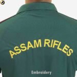 Assam Rifles Premium Polo T-Shirt with Embroidered Logo - Image 9