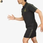 Premium Army Polo T-Shirt & Shorts Set Black | Embroidered Training Combo - Image 5