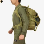 MacGear Olive Green Tactical Backpack with Expandable Gear Storage - Image 4