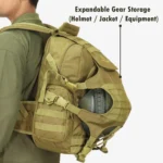 MacGear Olive Green Tactical Backpack with Expandable Gear Storage - Image 6