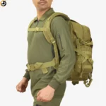 MacGear Olive Green Tactical Backpack with Expandable Gear Storage - Image 5