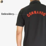 NSG SAG Polo T-Shirt & Shorts Set Black with Red Stripes | Premium Forces Training Combo - Image 9