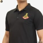 NSG Black T-Shirt & Half Pant Set with Embroidery - Image 4