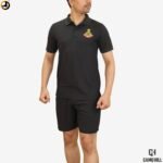 NSG Black T-Shirt & Half Pant Set with Embroidery - Image 2