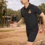 NSG Black T-Shirt & Half Pant Set with Embroidery - Image 7