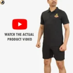 NSG Black T-Shirt & Half Pant Set with Embroidery - Image 2
