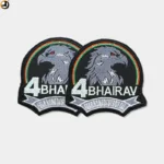 4 Bhairav Light Commando Embroidery Patch with Velcro