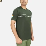 BSF Printed T-Shirt Olive Green | First Line of Defence Design - Image 2