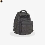 Black Tactical Sling Bag with Velcro Panel - Image 4