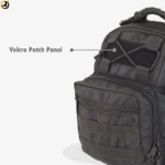 Black Tactical Sling Bag with Velcro Panel - Image 5