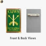 CIJWS Acrylic Badge with Pin - Image 3